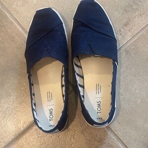 Toms Dark Blue Casual Slip-Ons